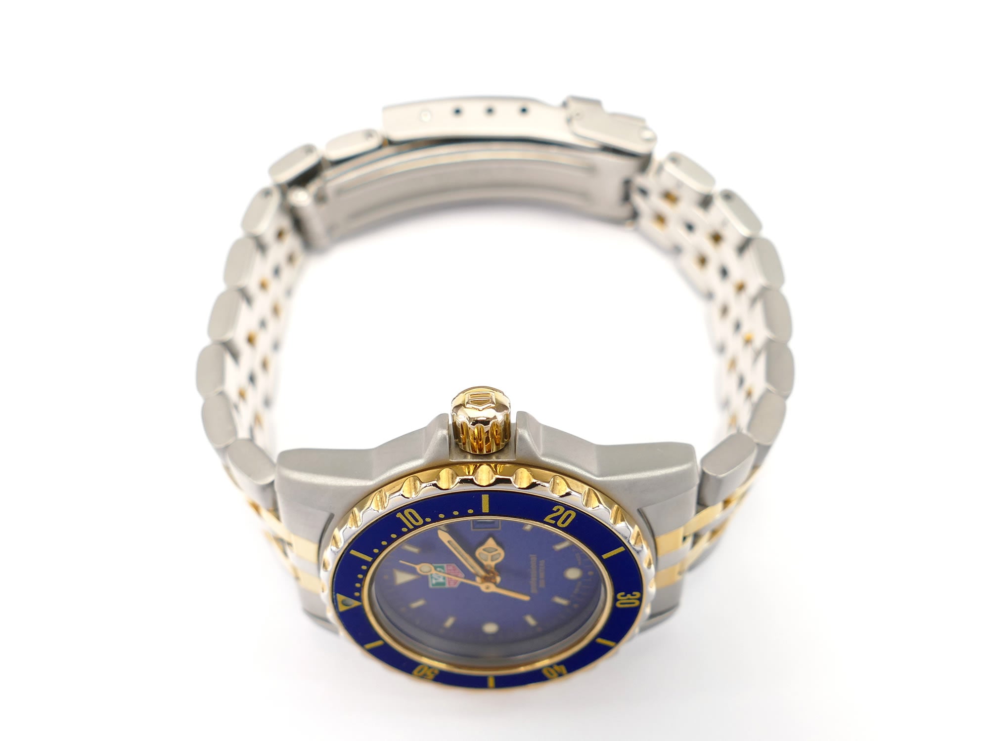 TAG Heuer 1500 WD1423-G-20 18k gold plated screw down crown