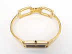Gucci 1500L 18k Gold Plated crown with black cabochon