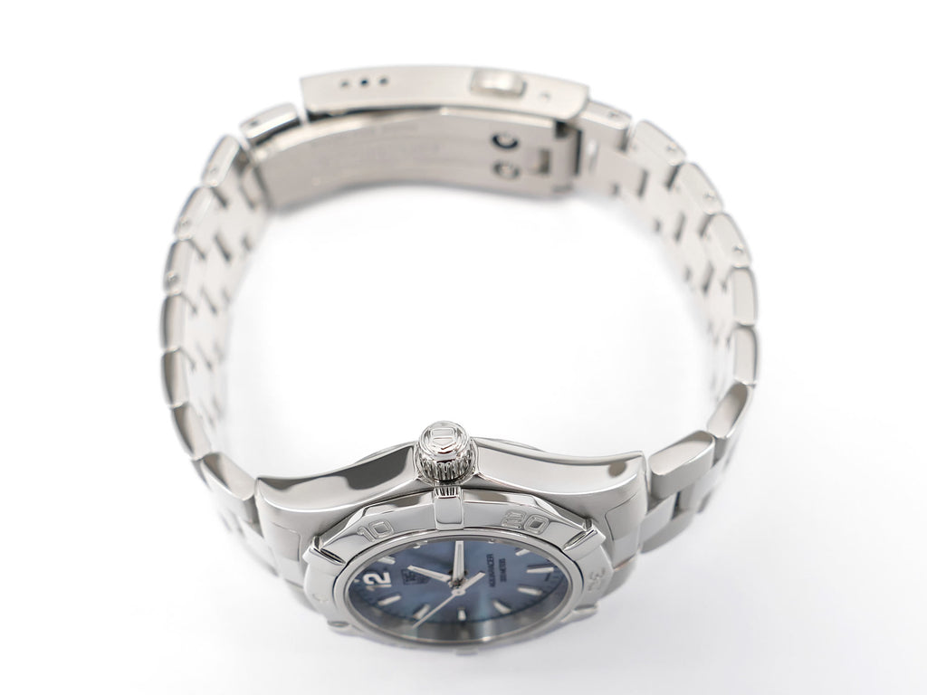 TAG Heuer Aquaracer WAF1417 stainless steel screw down crown