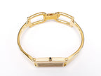 Gucci 1500L 18k Gold Plated crown with black cabochon