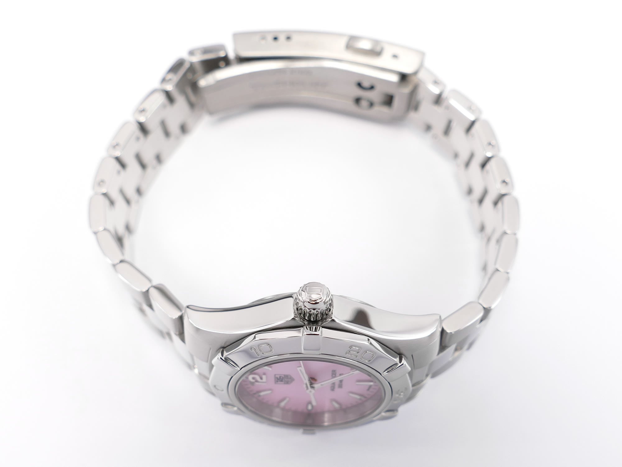 TAG Heuer Aquaracer WAF1418 stainless steel screw down crown