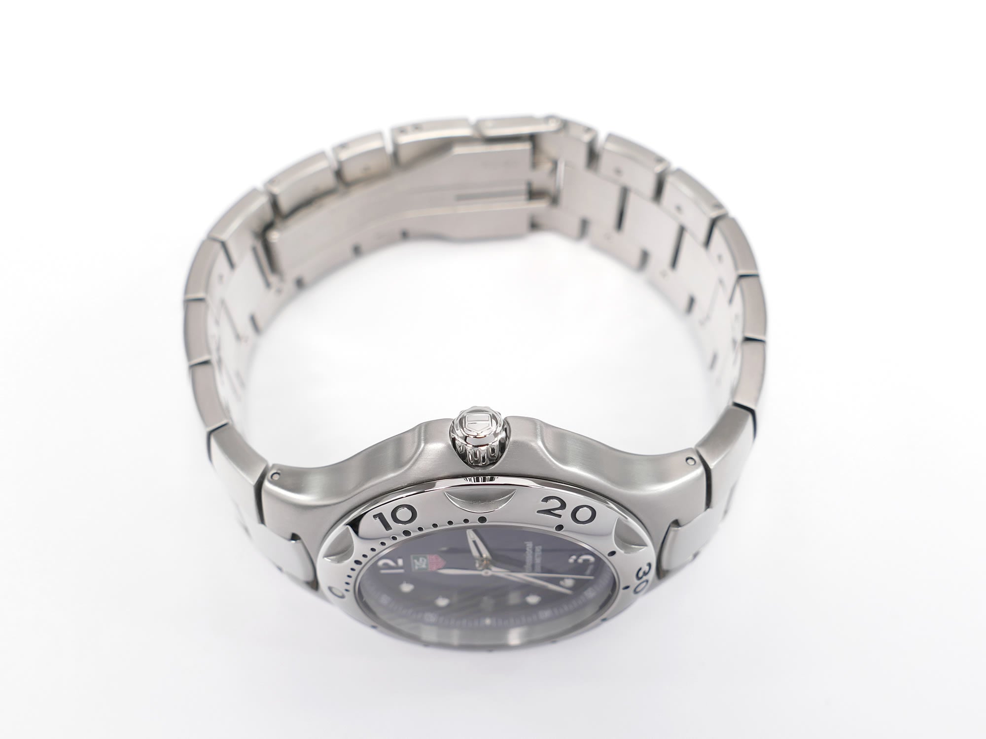 TAG Heuer Kirium WL1013 stainless steel screw down crown