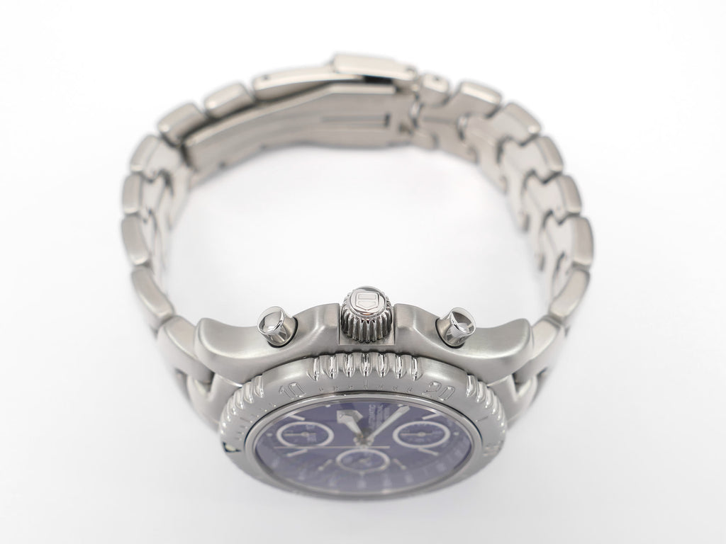 TAG Heuer Link CT2110 stainless steel screw down crown
