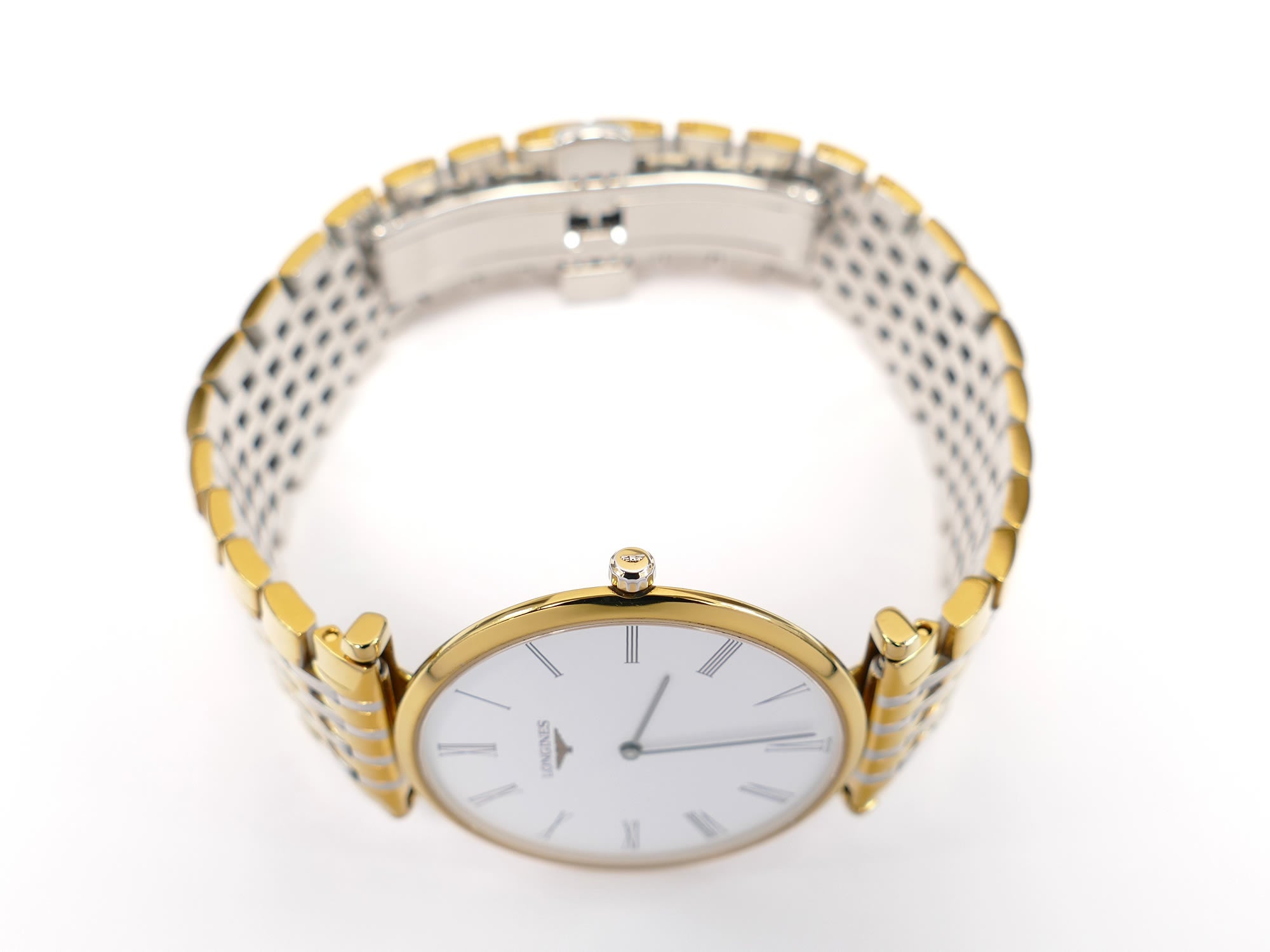 Longines La Grande Classique L4.709.2 Gold PVD crown
