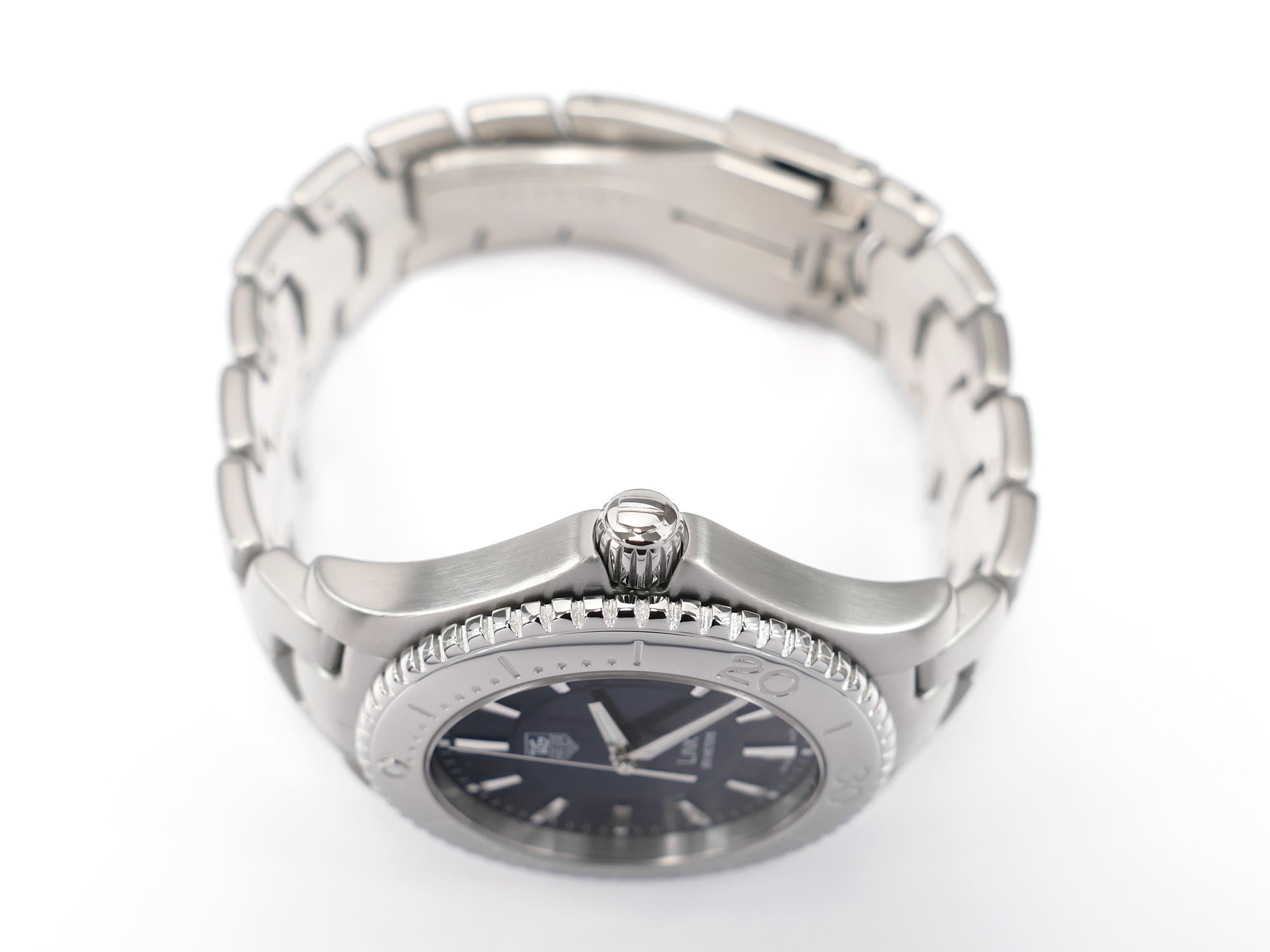 TAG Heuer Link WJ1112-0 stainless steel screw down crown