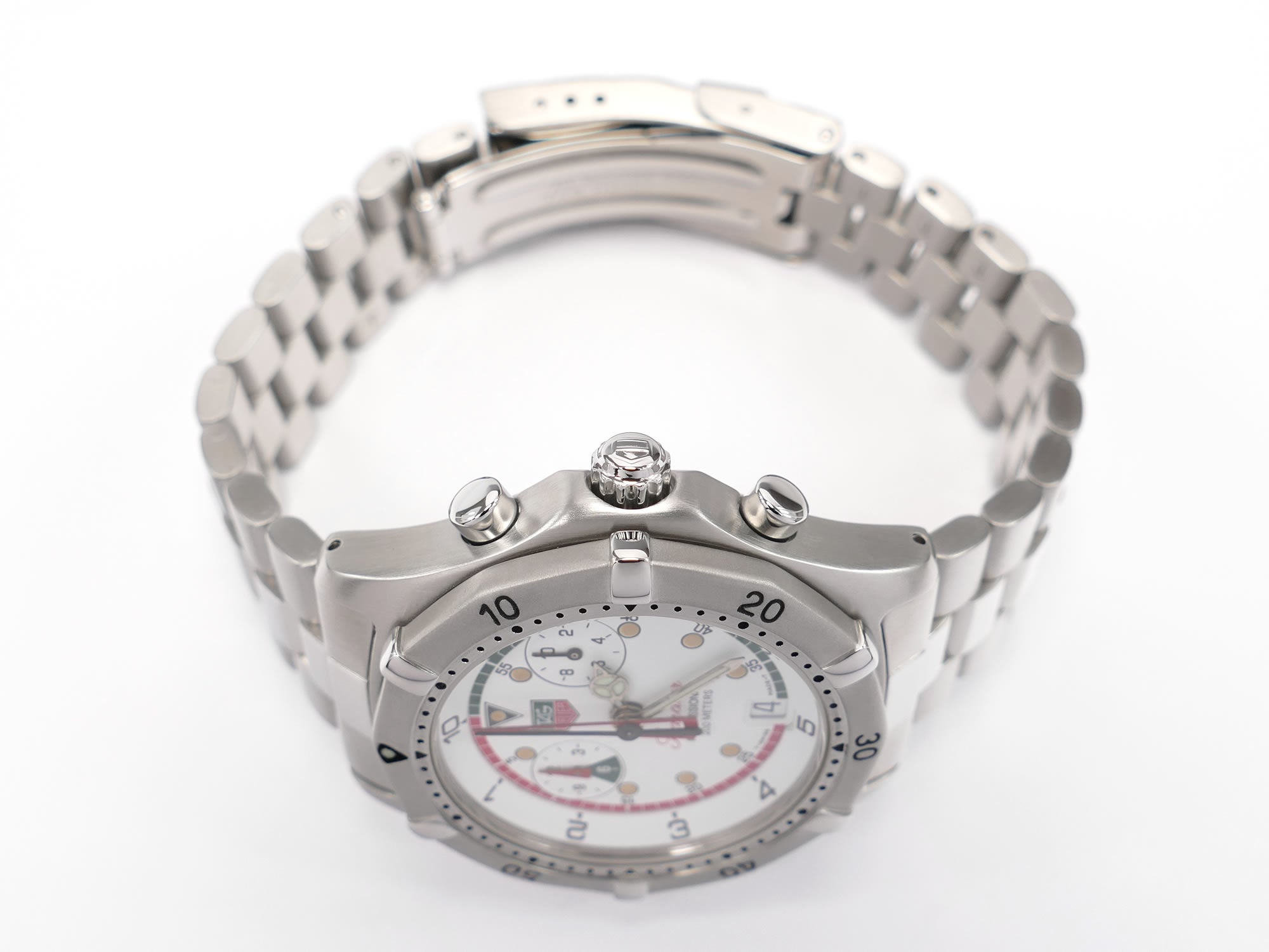 TAG Heuer 2000 Searacer CK111R stainless steel screw down crown