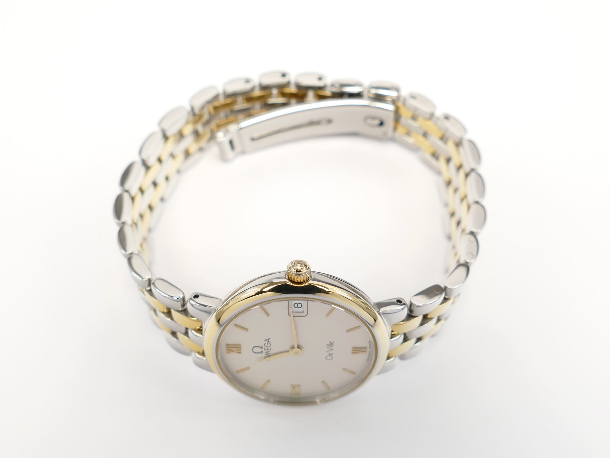 Omega De Ville 796.2579 18k Gold plated crown
