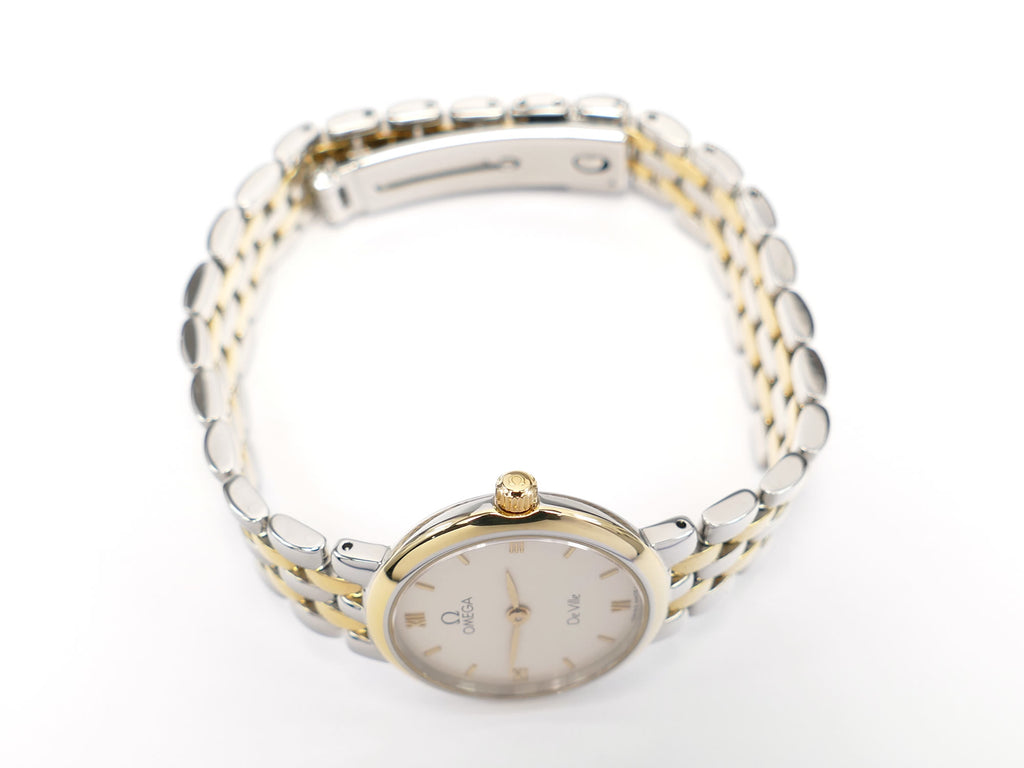 Omega De Ville 7260.33.00 18k gold crown
