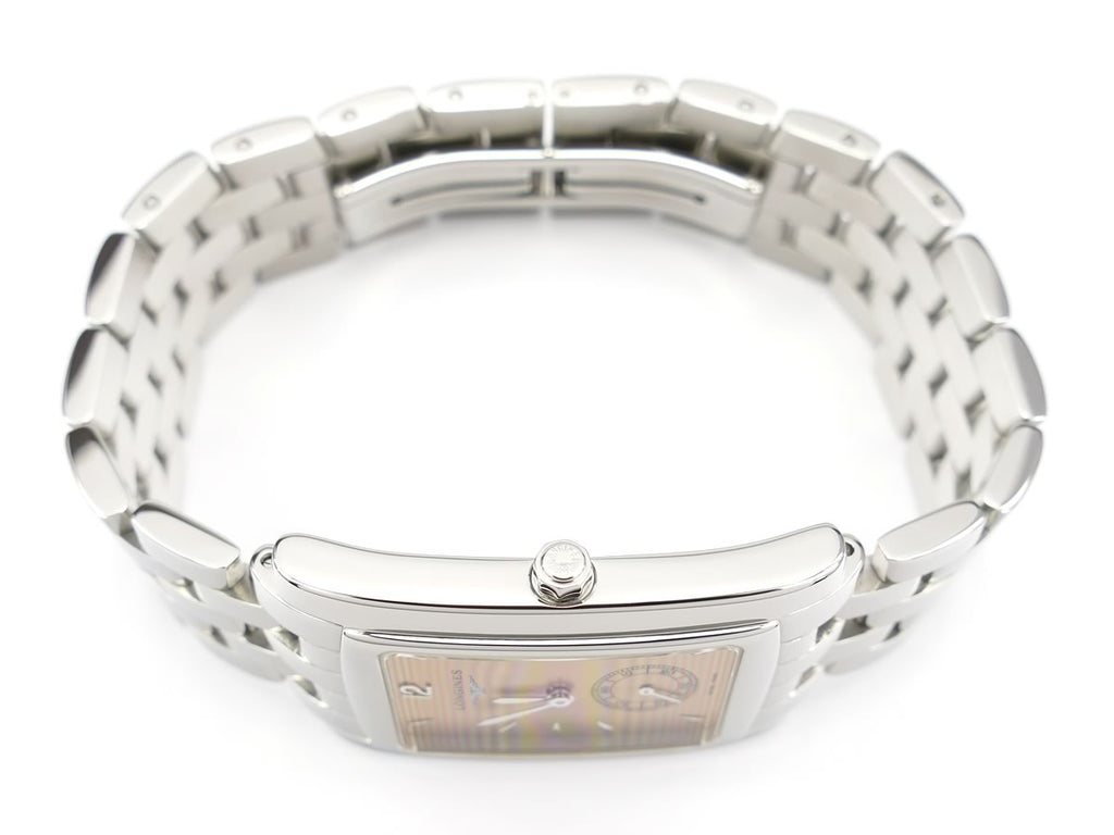 Longines DolceVita Copper L5.655.4.96.6 stainless steel crown