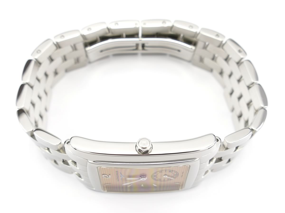 Longines DolceVita Copper L5.655.4.96.6 stainless steel crown