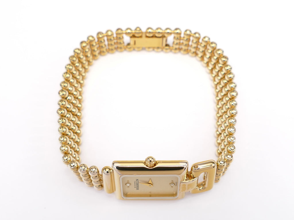 Michel Herbelin Perles 1079.B 18k Gold Plated crown