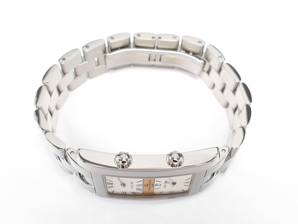 Baume & Mercier Hampton Dual Time MV045121 stainless steel crowns
