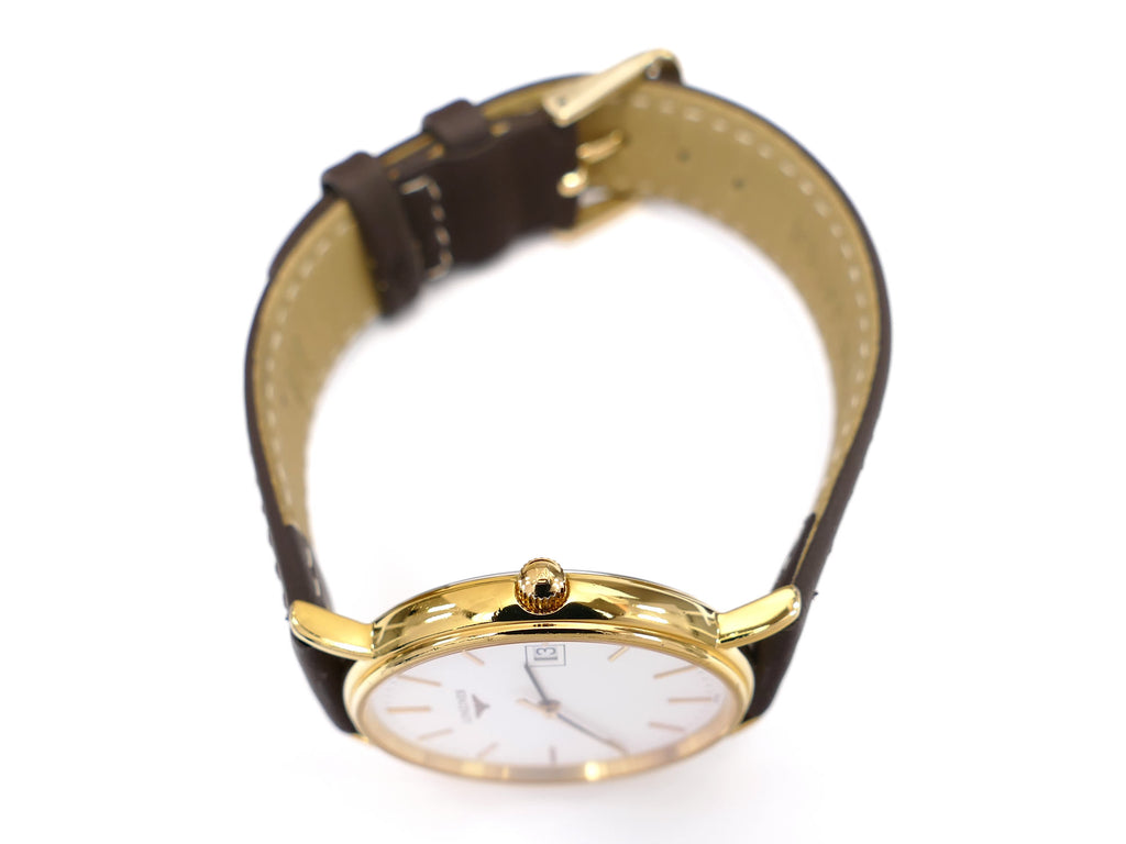 Longines Présence L4.720.2 Gold PVD crown