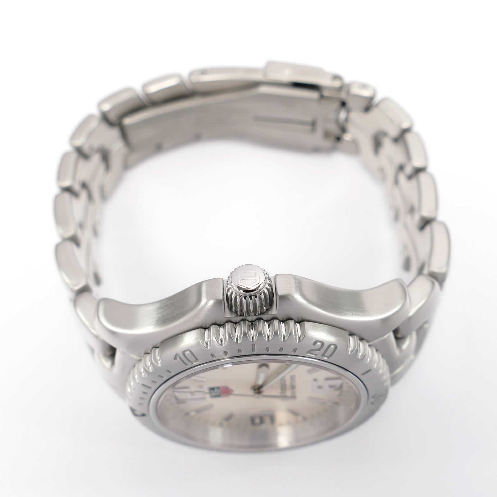 TAG Heuer Link WT1112 stainless steel screw down crown