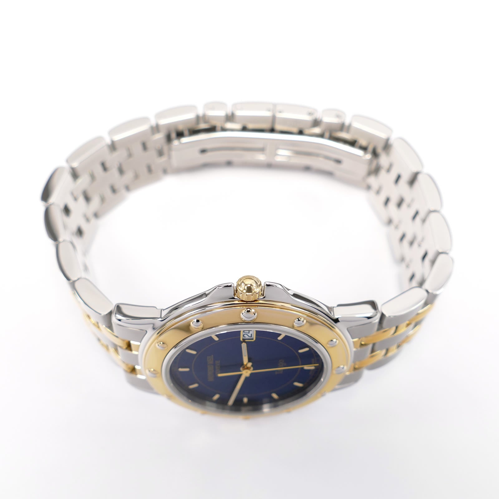 Raymond Weil Tango 5560 18k gold plated crown