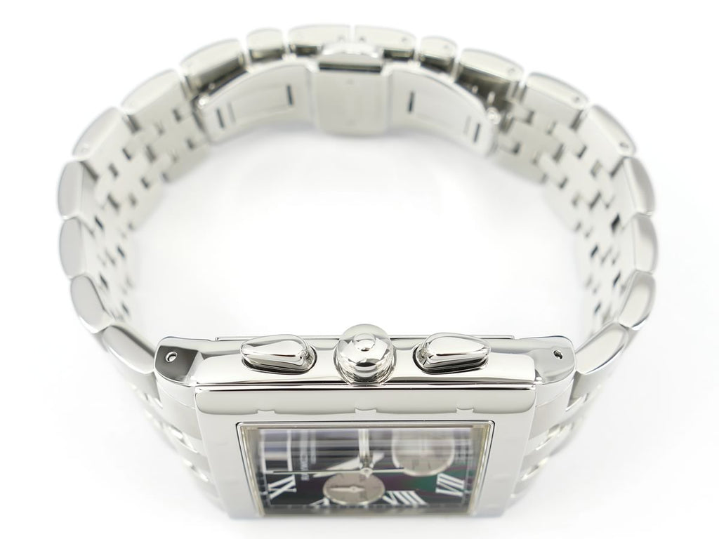 Raymond Weil Tango Chronograph Black Dial 4881-ST-00209 stainless steel pushers and crown