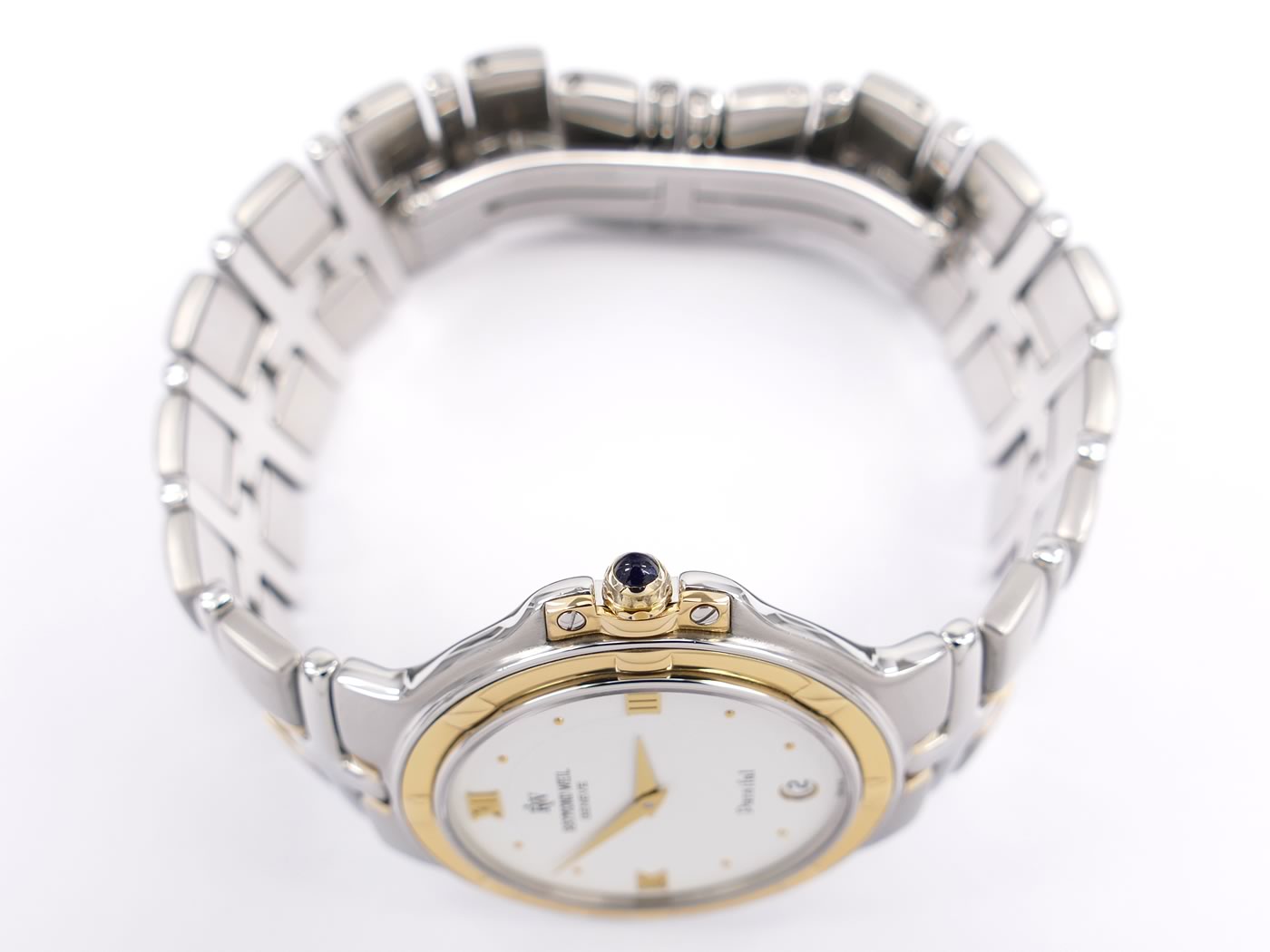 Raymond Weil Parsifal 9190 White - Steel & 18k Gold – SWWatches