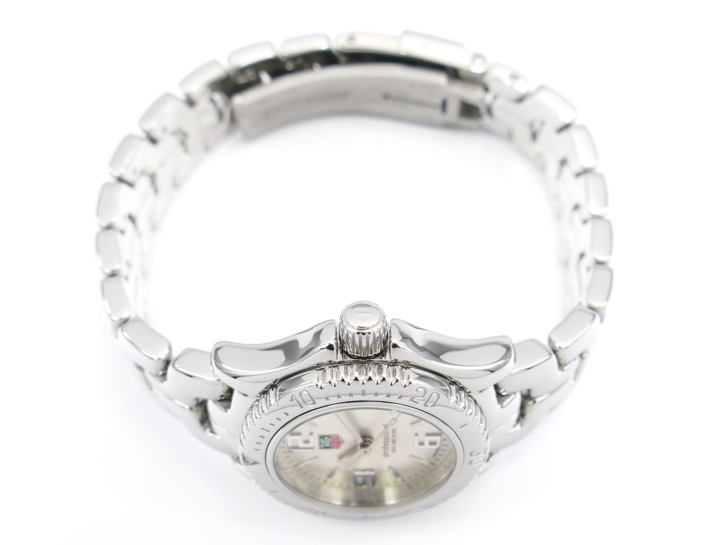 TAG Heuer Link Silver WT1416.BA0561 screw down crown