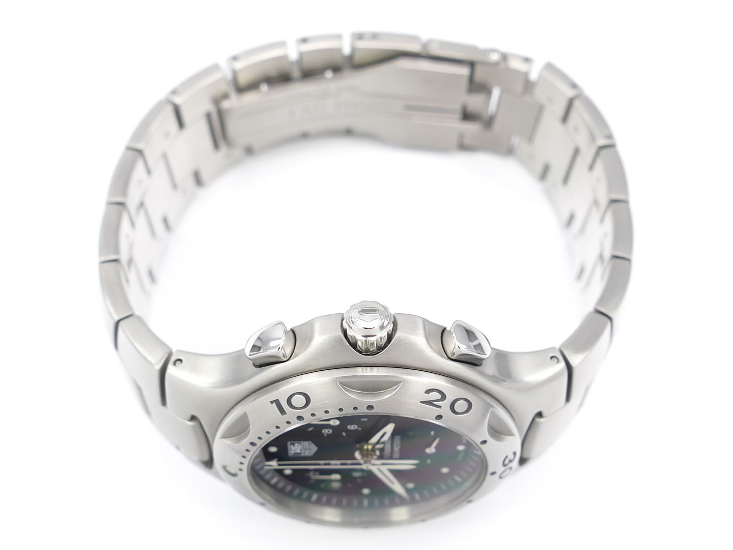TAG Heuer Kirium Chronograph Black Dial CL1110-0 screw down crown