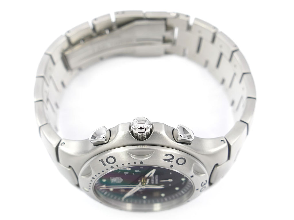 TAG Heuer Kirium Chronograph Black Dial CL1110-0 with screw down crown