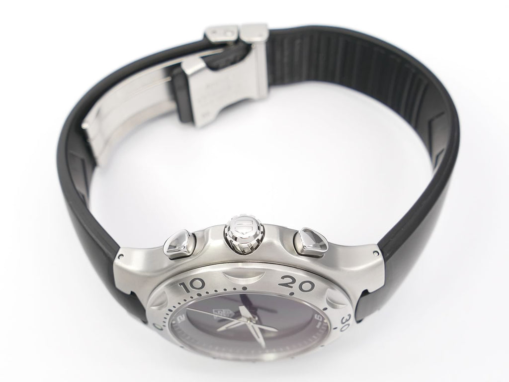 TAG Heuer Kirium F1 Black Dial CL111A.FT6000 stainless steel crown and pushers