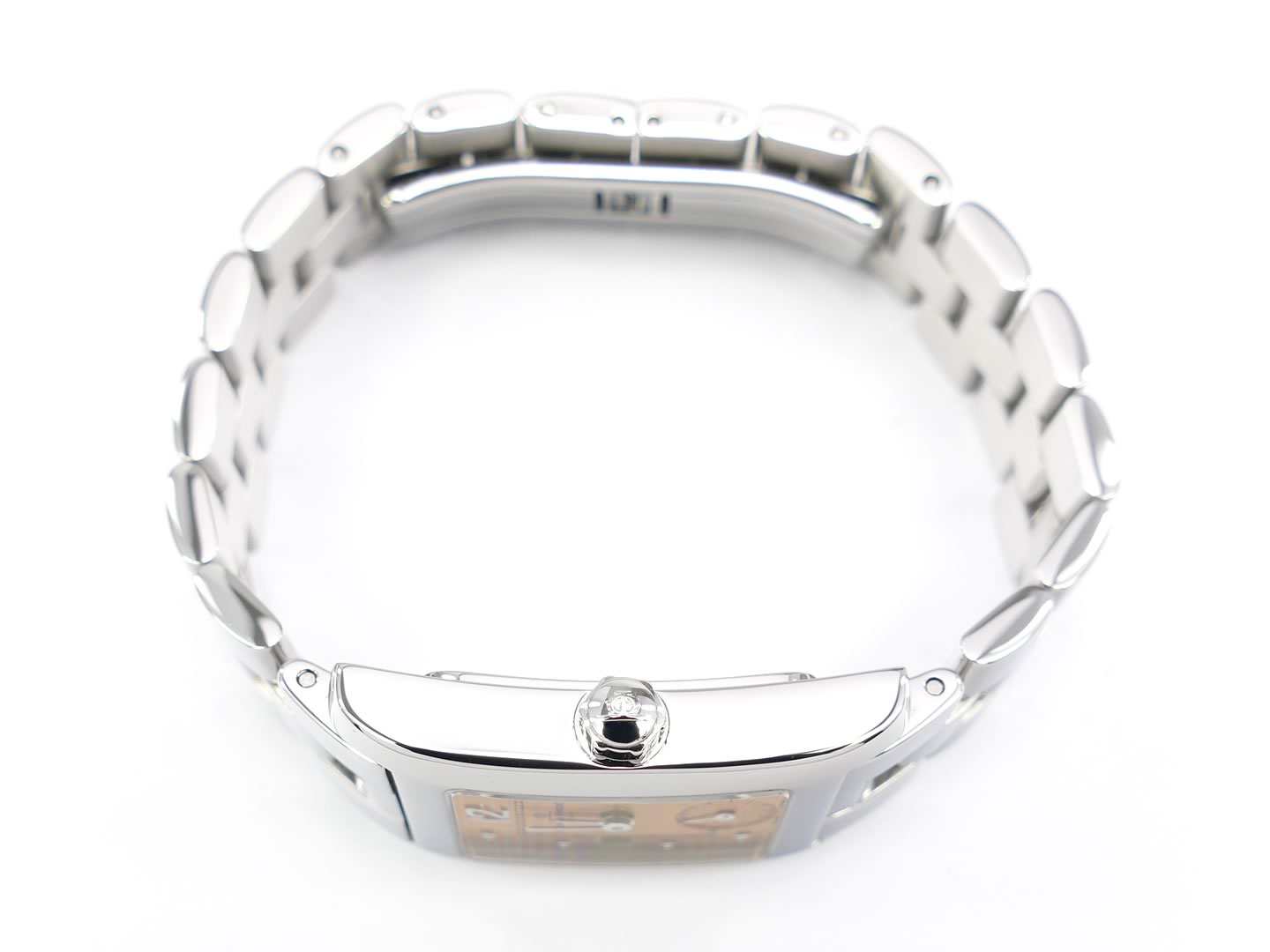 Baume & Mercier Hampton Copper Dial MV045139 stainless steel crown