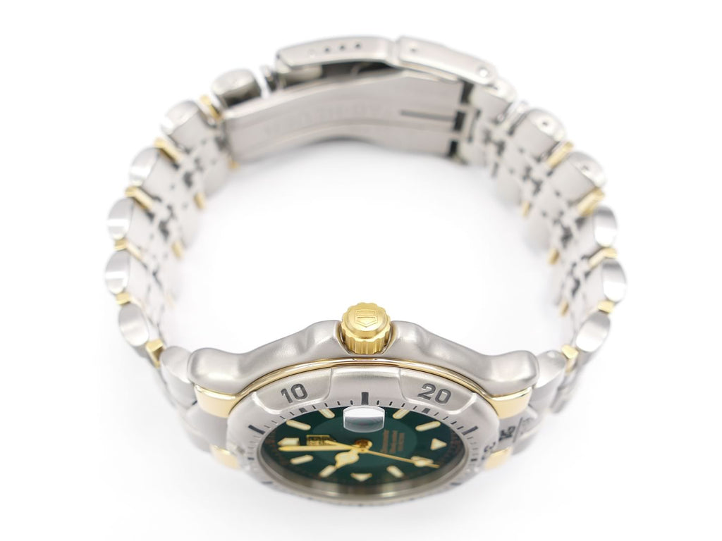 TAG Heuer 6000 Chronometer WH5151-K1 Racing Green screw down crown