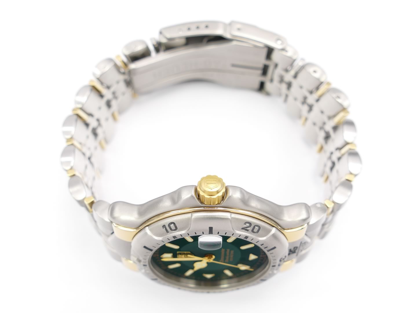 TAG Heuer 6000 Chronometer WH5151-K1 Racing Green screw down crown