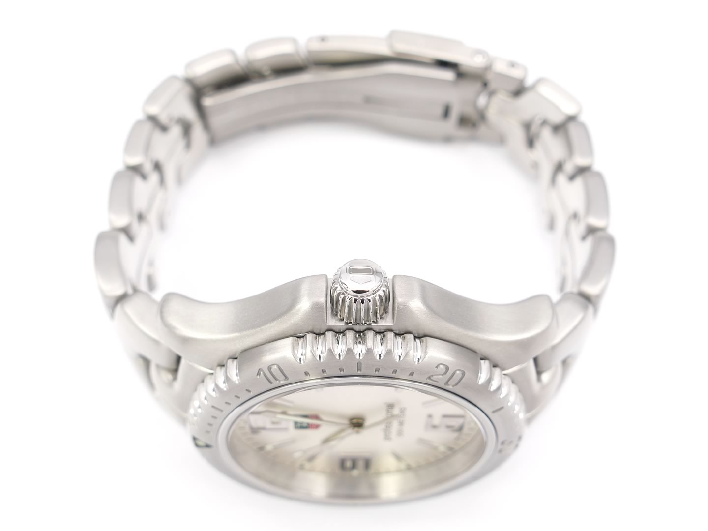 TAG Heuer Link Silver WT1112.BA0550 screw down crown