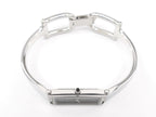 Gucci 1500 L Grey crown with black cabochon