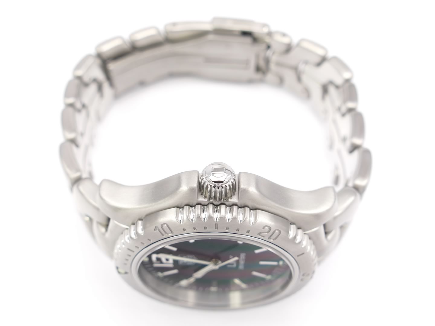 TAG Heuer Link Black Dial WT1110-0 screw down crown