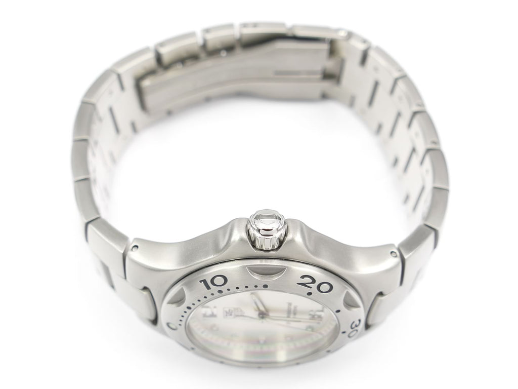 TAG Heuer Kirium Mid Size Silver Dial WL121E.BA0704 screw down crown