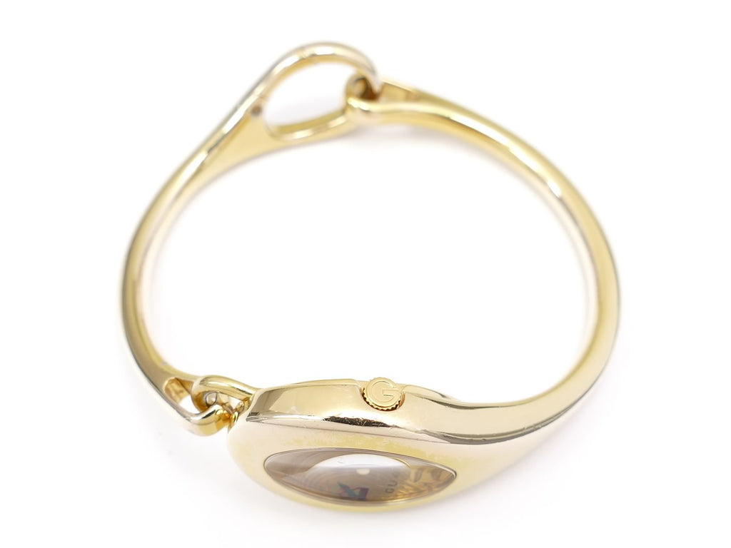 Gucci Horsebit Champagne 18k Gold crown