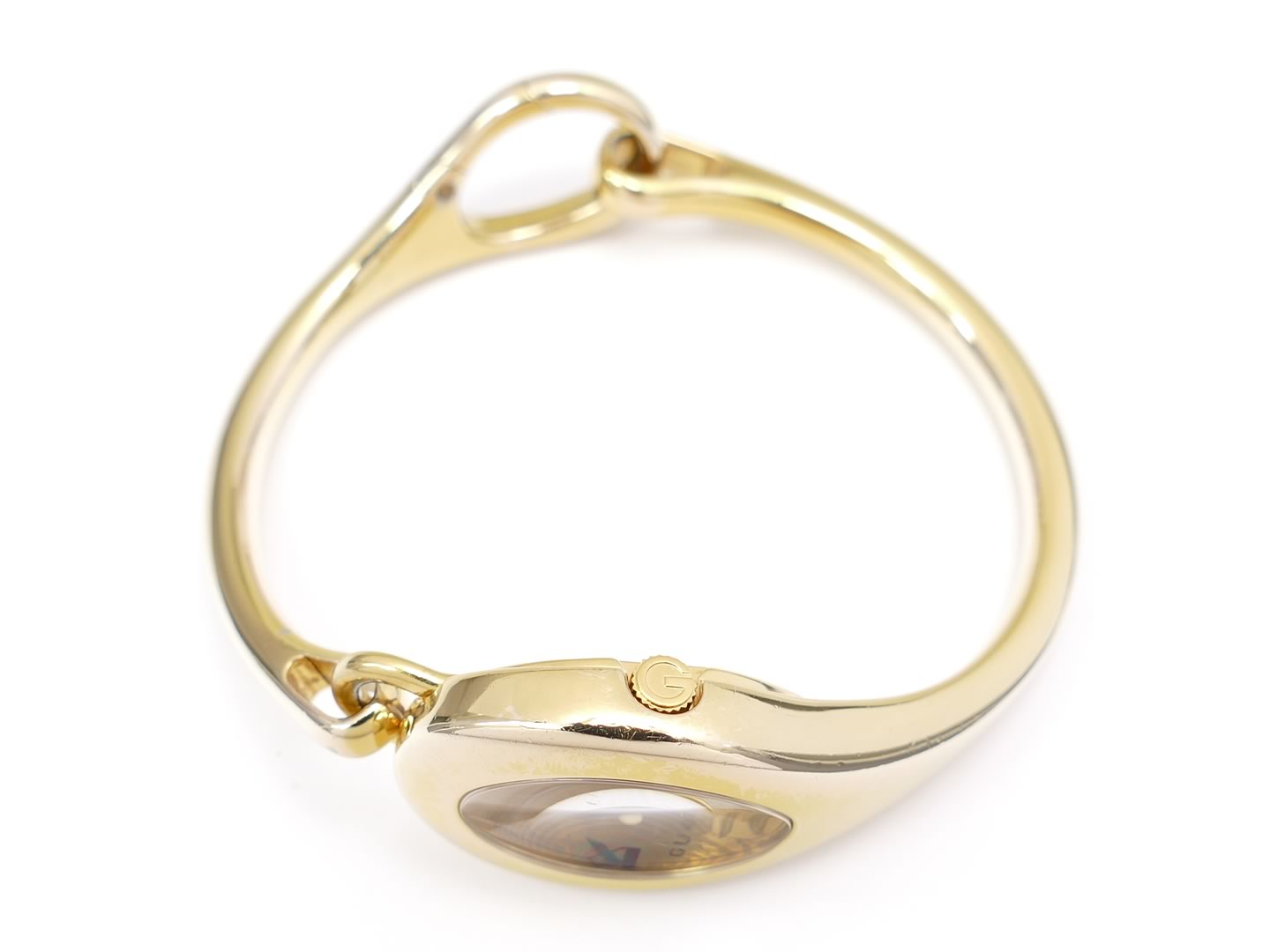 Gucci Horsebit Champagne 18k Gold crown