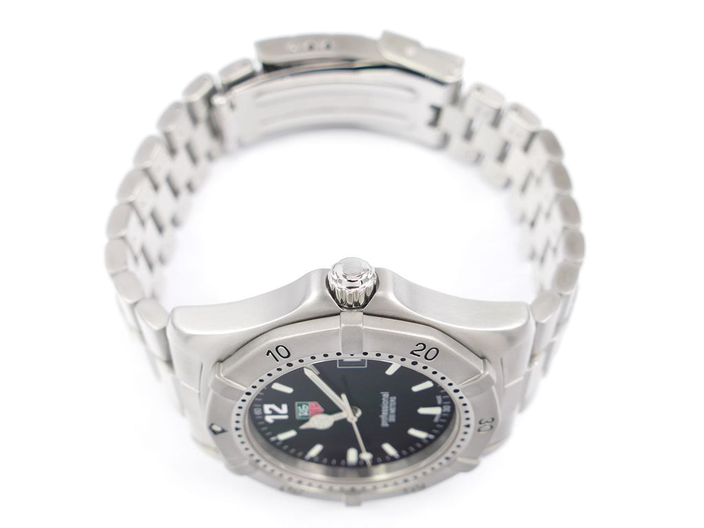 TAG Heuer 2000 Classic Black Dial WK1110.BA0317 screw down crown