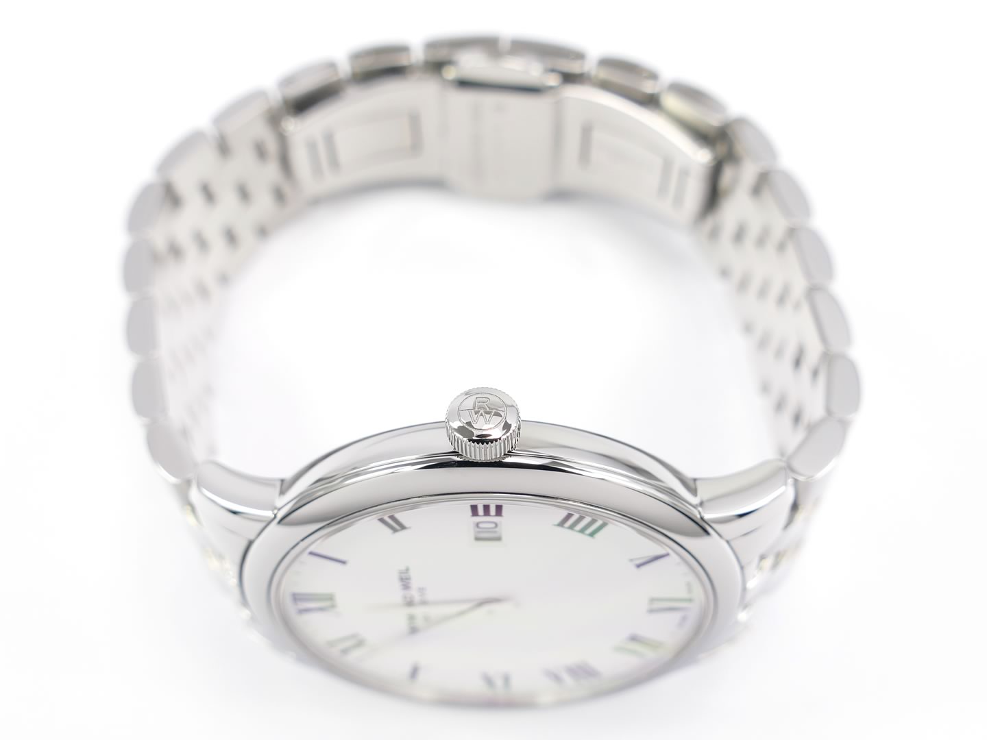 Raymond Weil Toccata White 488-ST-00300 stainless steel crown