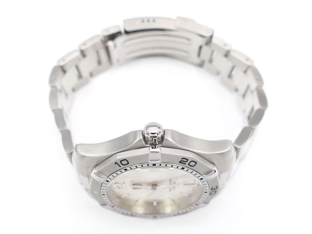 TAG Heuer Aquaracer Silver WAF1112.BA0801 screw down crown