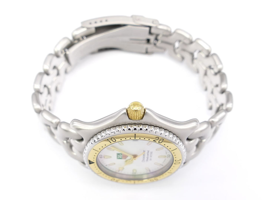 TAG Heuer SEL S87.806 screw down gold plated crown