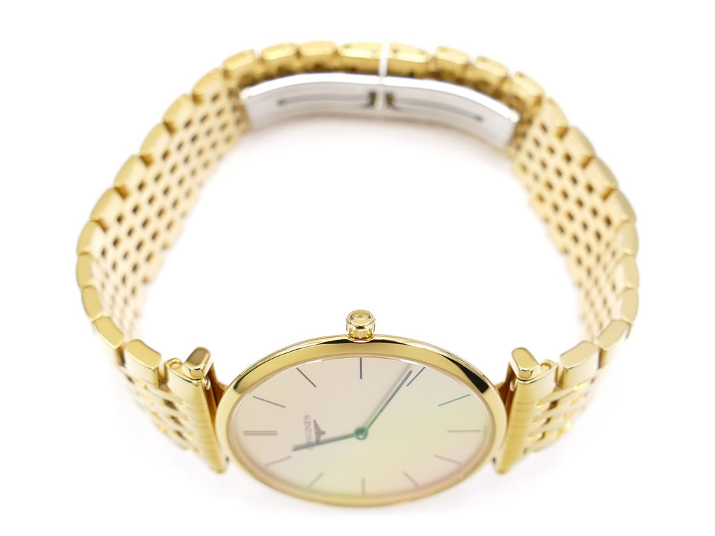 Longines La Grande Classique L4.709.2.32.8 18k gold PVD crown