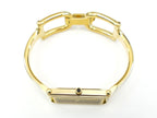 Gucci 1500L 18k Gold Plated crown with black cabochon