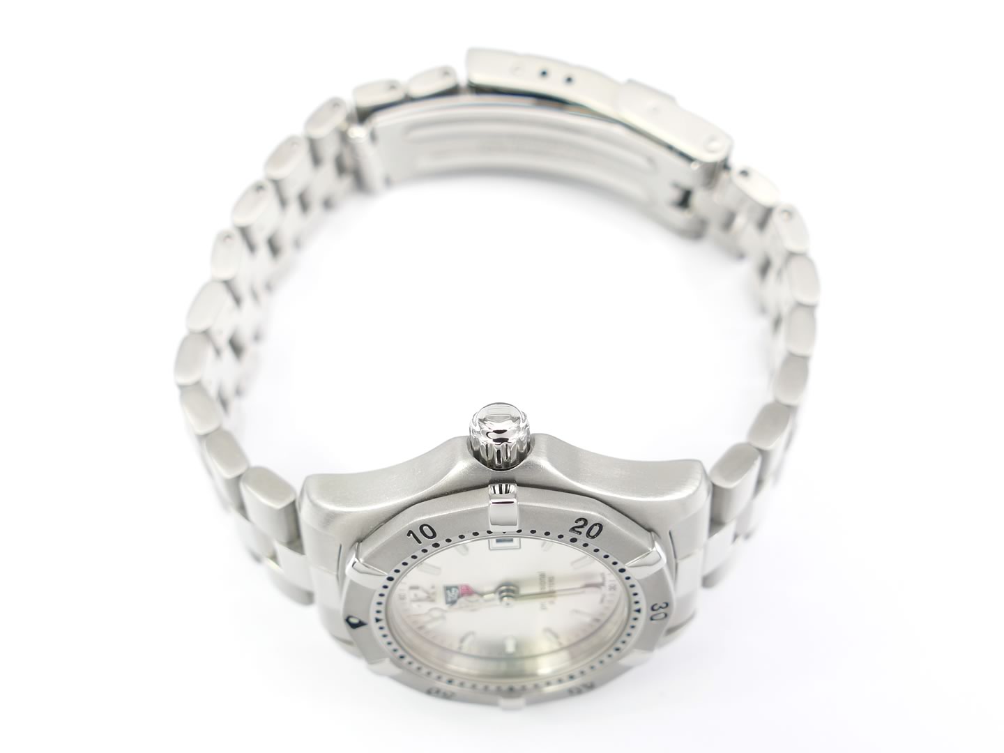 TAG Heuer 2000 Classic Silver Dial WK1312.BA0313 screw down crown