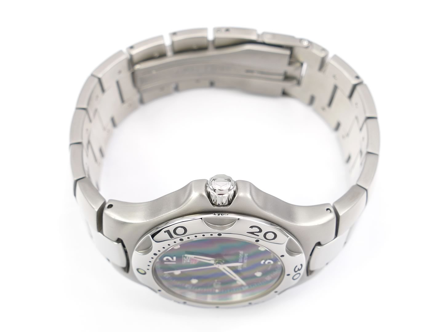 TAG Heuer Kirium 38mm Blue Dial WL1113.BA0701 screw down crown
