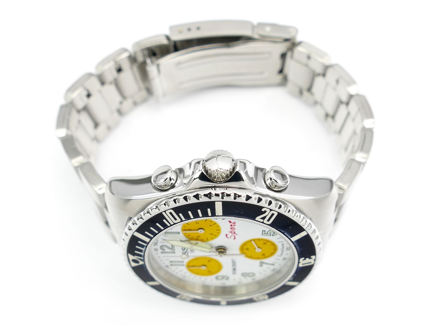 Tissot Sport Chronograph E662/762M stainless steel crown and pushers