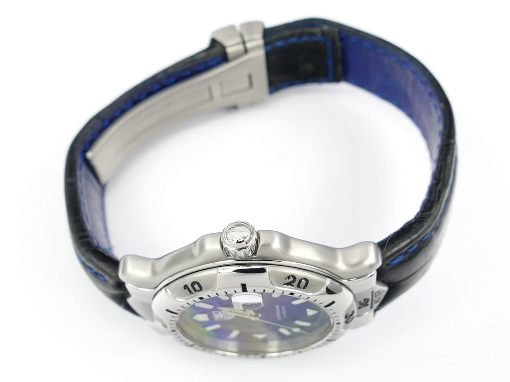 TAG Heuer 6000 Blue WH5151-K1 screw down crown