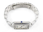 Cartier Tank Solo 3170 crown with blue cabochon