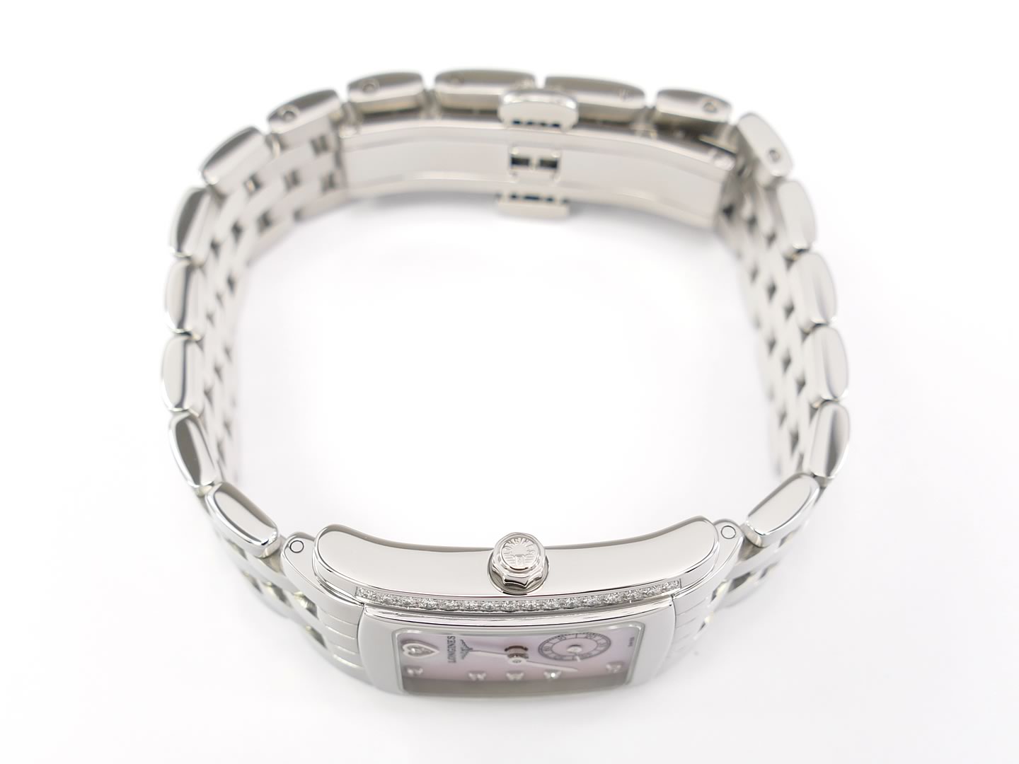 Longines DolceVita L5.155.0.93.6 stainless steel crown