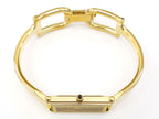 Gucci 1500L 18k Gold Plated crown with black cabochon