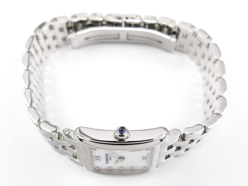 Raymond Weil Don Giovanni 5875-ST-00985 stainless steel crown with blue cabochon