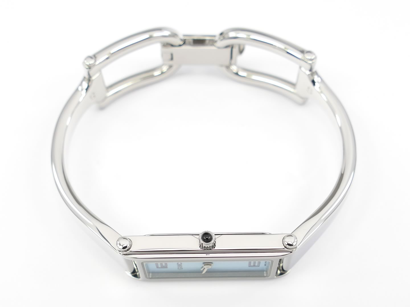 Gucci 1500L Stainless Steel crown with black cabochon