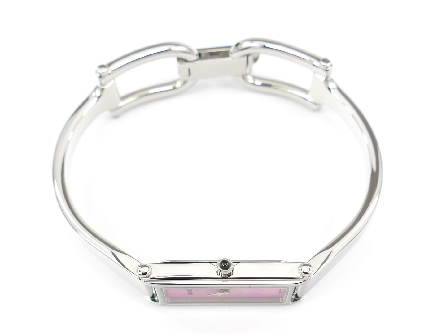Gucci 1500L Stainless Steel crown with black cabochon